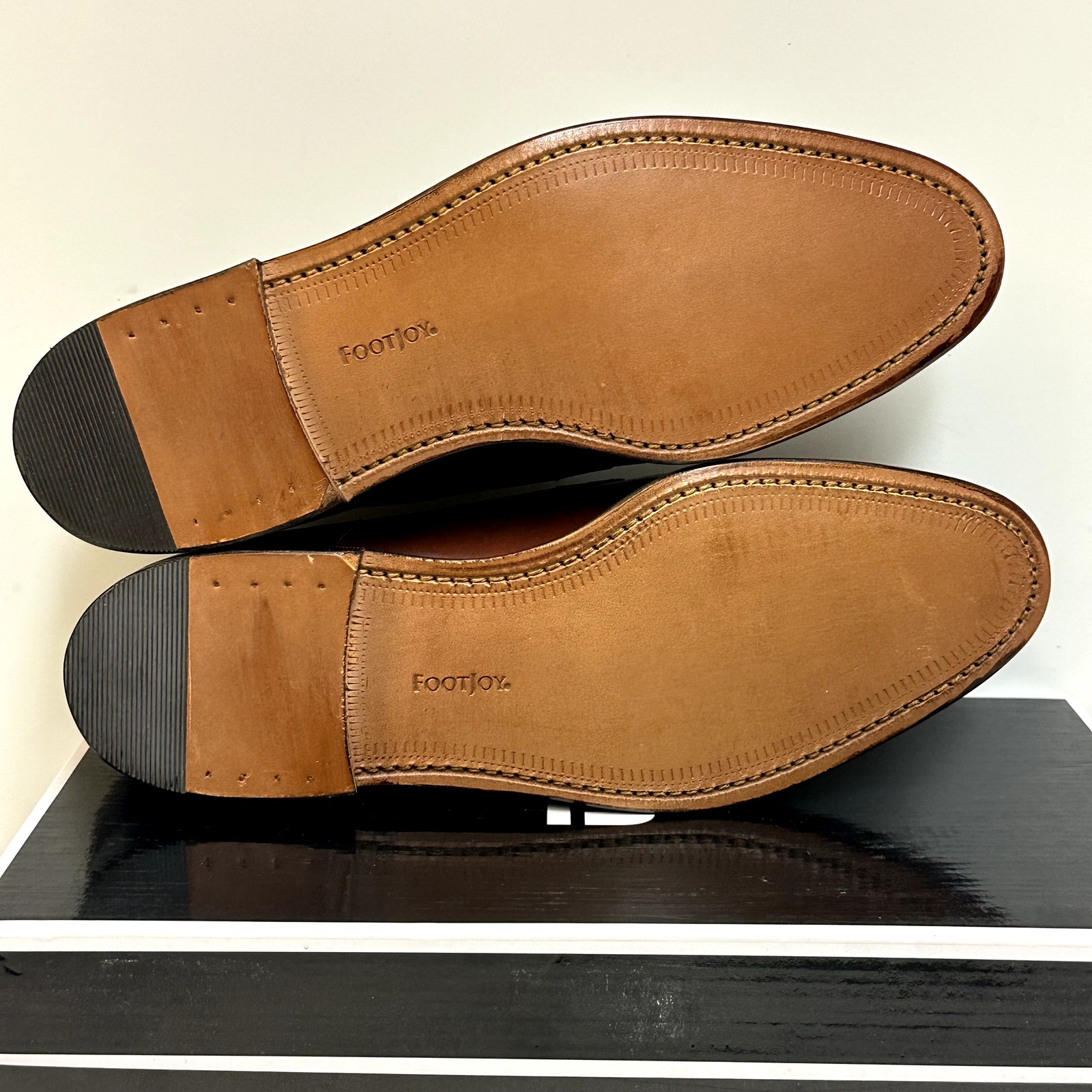 Nib Rancourt & Co. X Footjoy Split Toe Derby Dress Shoe Brown Calf 79206 11 C — image 2 of 8